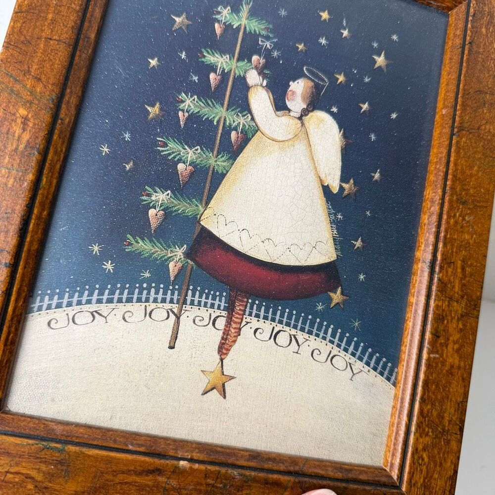 Mary Beth Baxter Folk Art Framed Print 11x9 - Picture 9 of 9